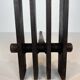 Pair of Modernist Steel Andirons
