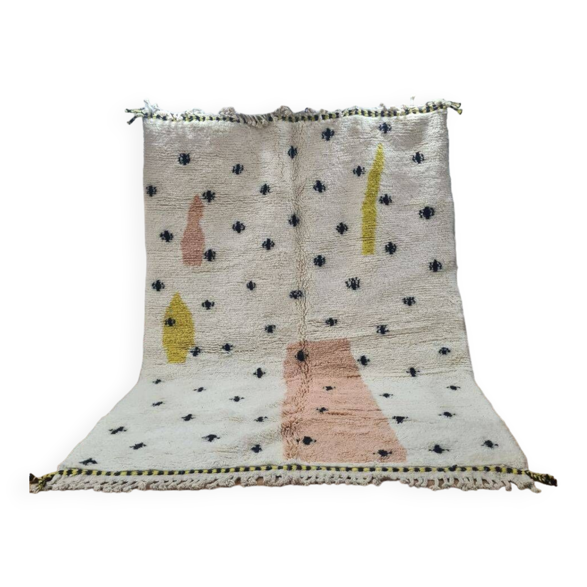 Handmade wool Berber rug 300X200 cm