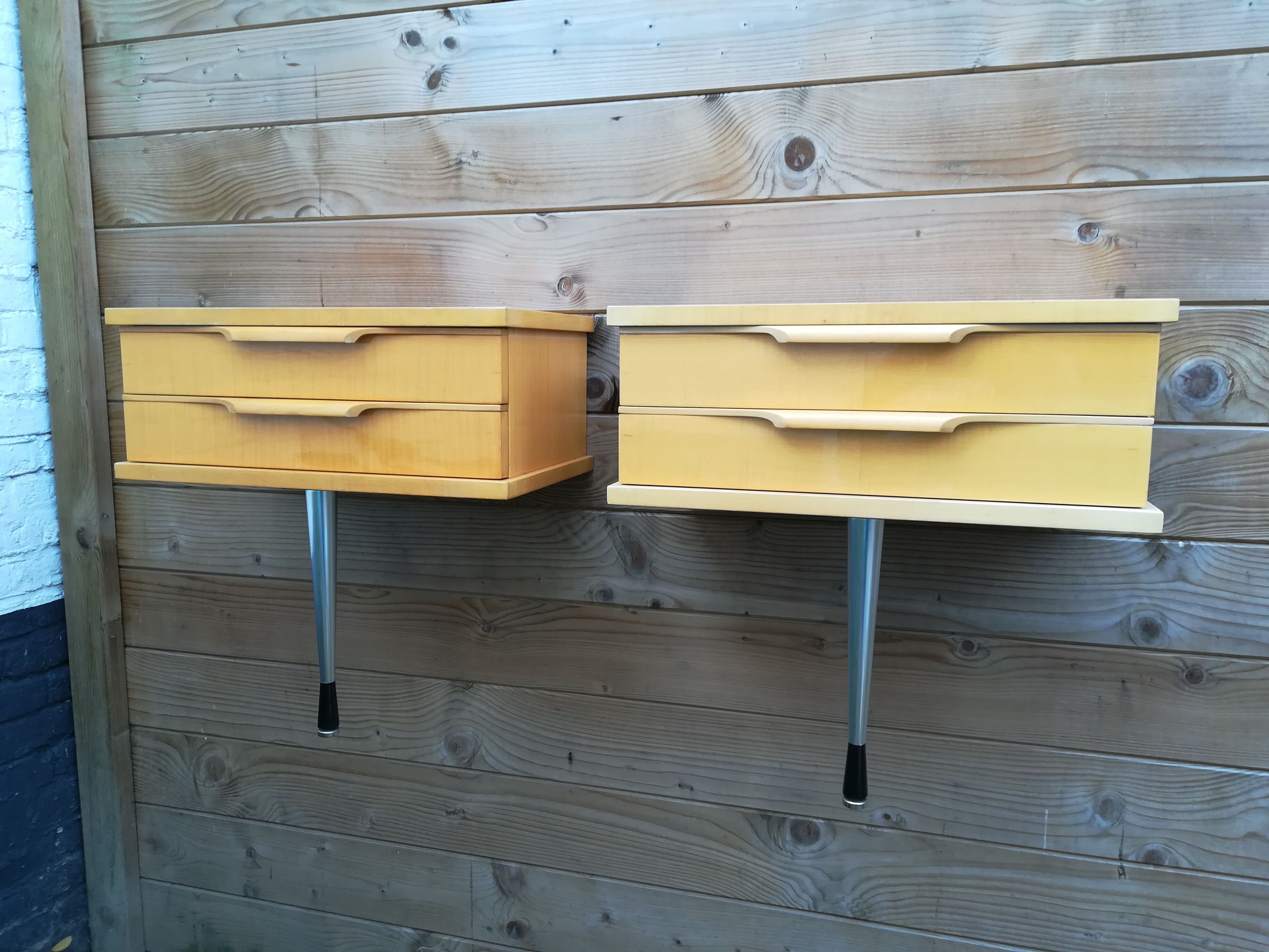 Paire de chevets vintage