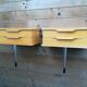 Paire de chevets vintage