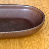 Vintage brown Dutch ceramic dish