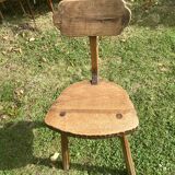 Handmade walnut chair