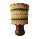 Lampe en bois et raphia, 1965