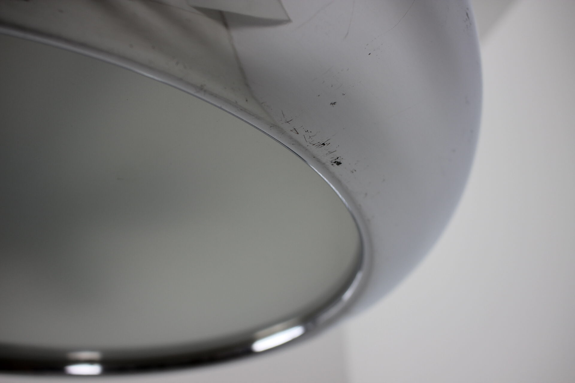 Functionalist chrome Pendant UFO by Josef Hurka for Napako, 1930s