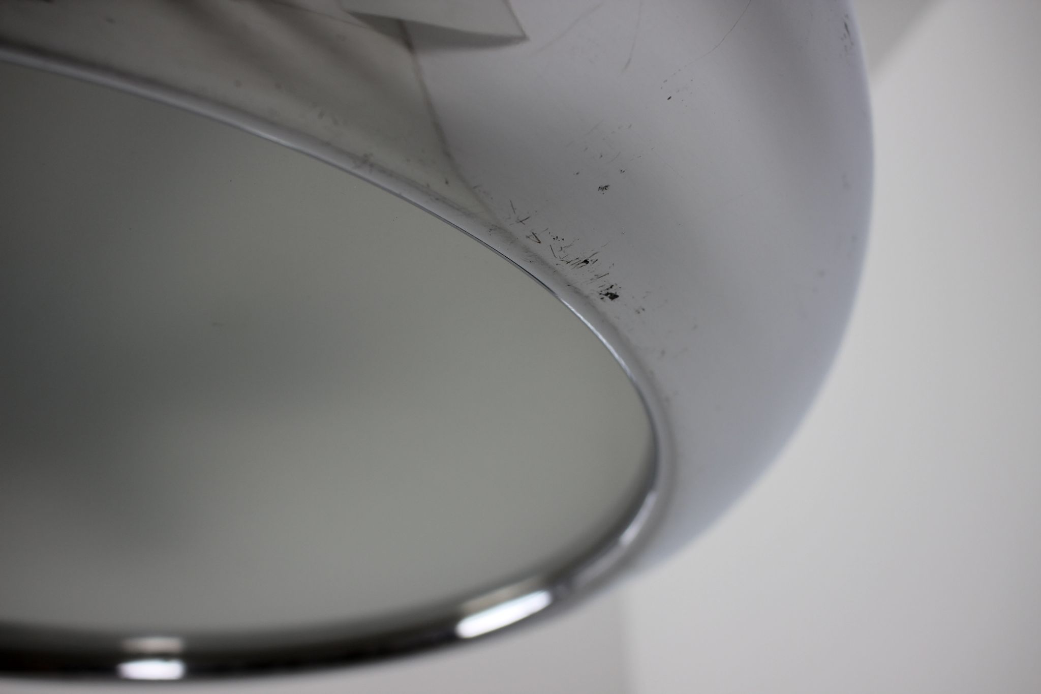 Functionalist chrome Pendant UFO by Josef Hurka for Napako, 1930s