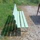 Old garden bench.