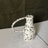Black speckled handle vase - Cassandre Bouilly