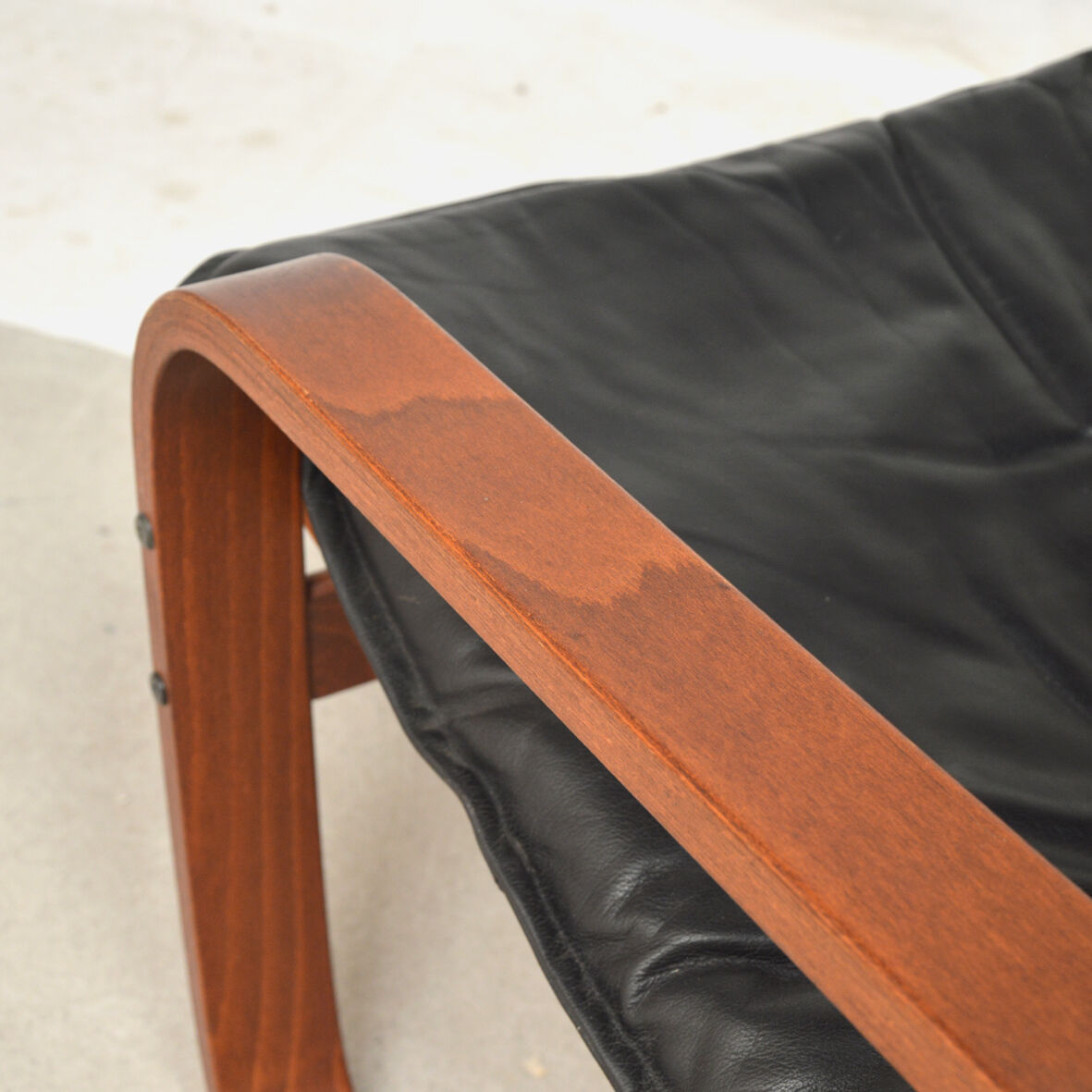 Armchair Poang unique model leather