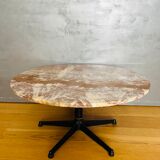 Beautiful coffee table pink marble top