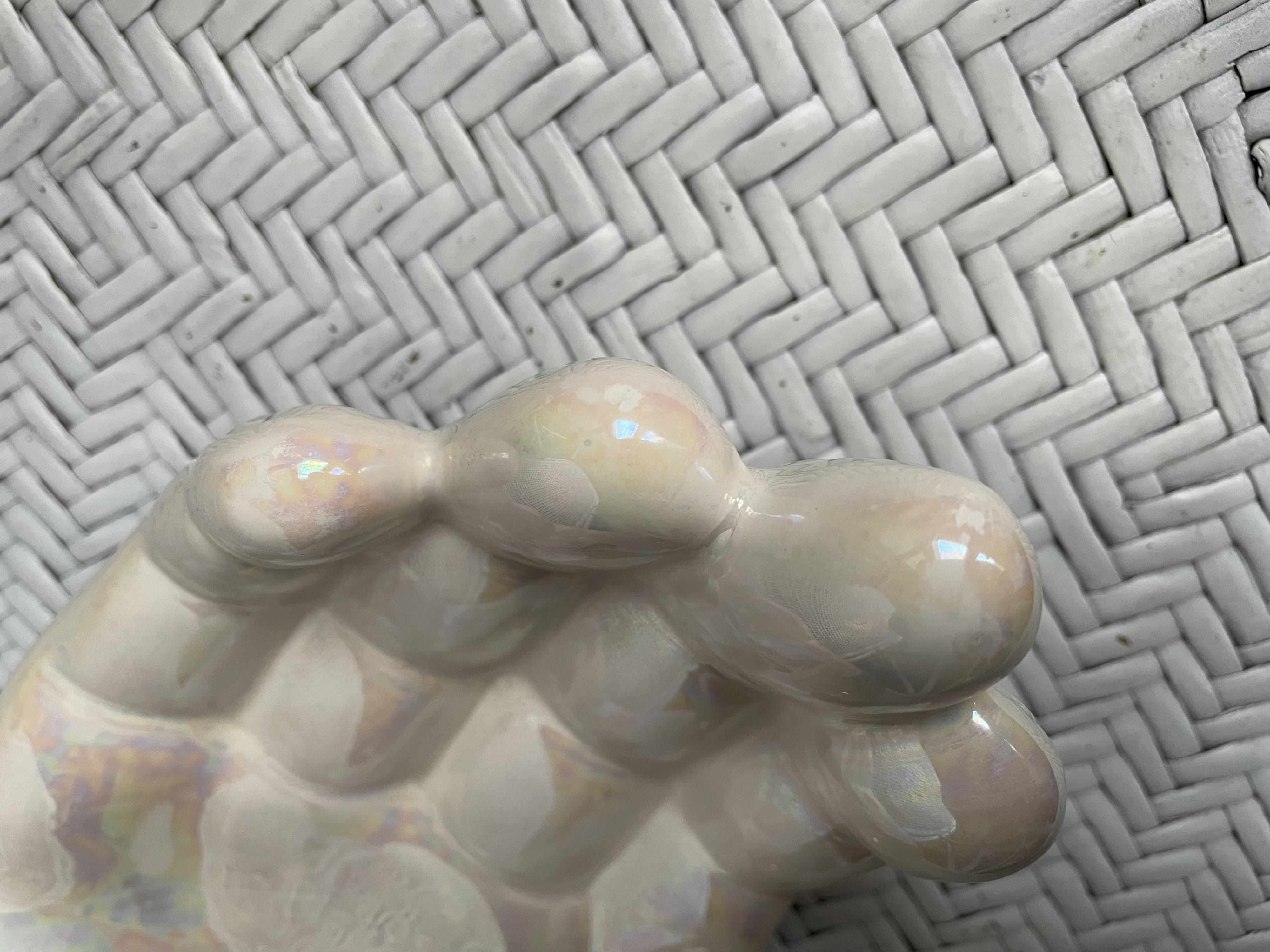 Empty ceramic hand pocket 1970