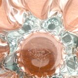 Coupe en cristal signée par art vannes 1950-1970