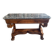 Restoration period mahogany console