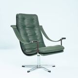 Fauteuil Pivotant Vert Forêt par Geoffrey Harcourt pour Artifort, 1959