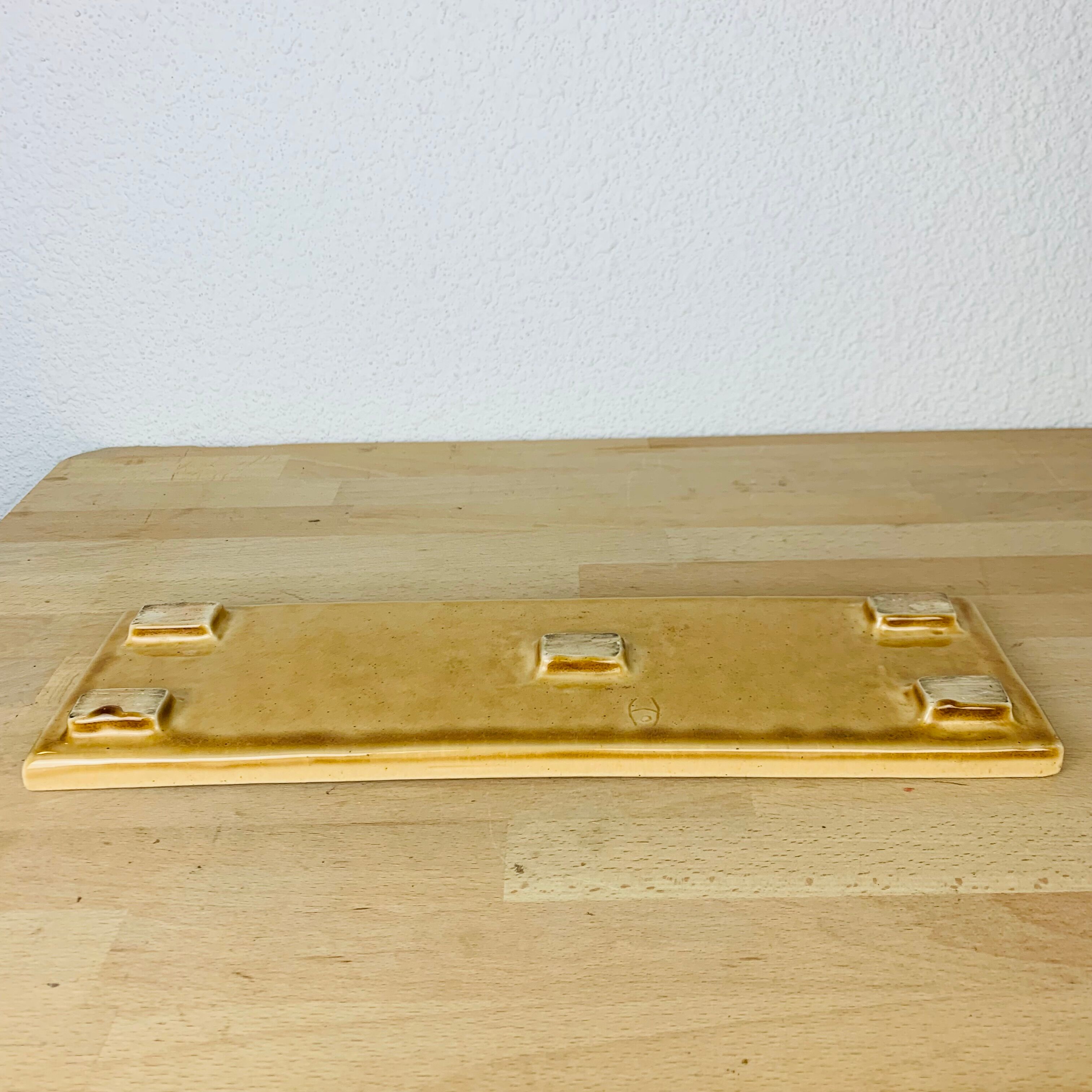 Rectangular vintage ceramic dish