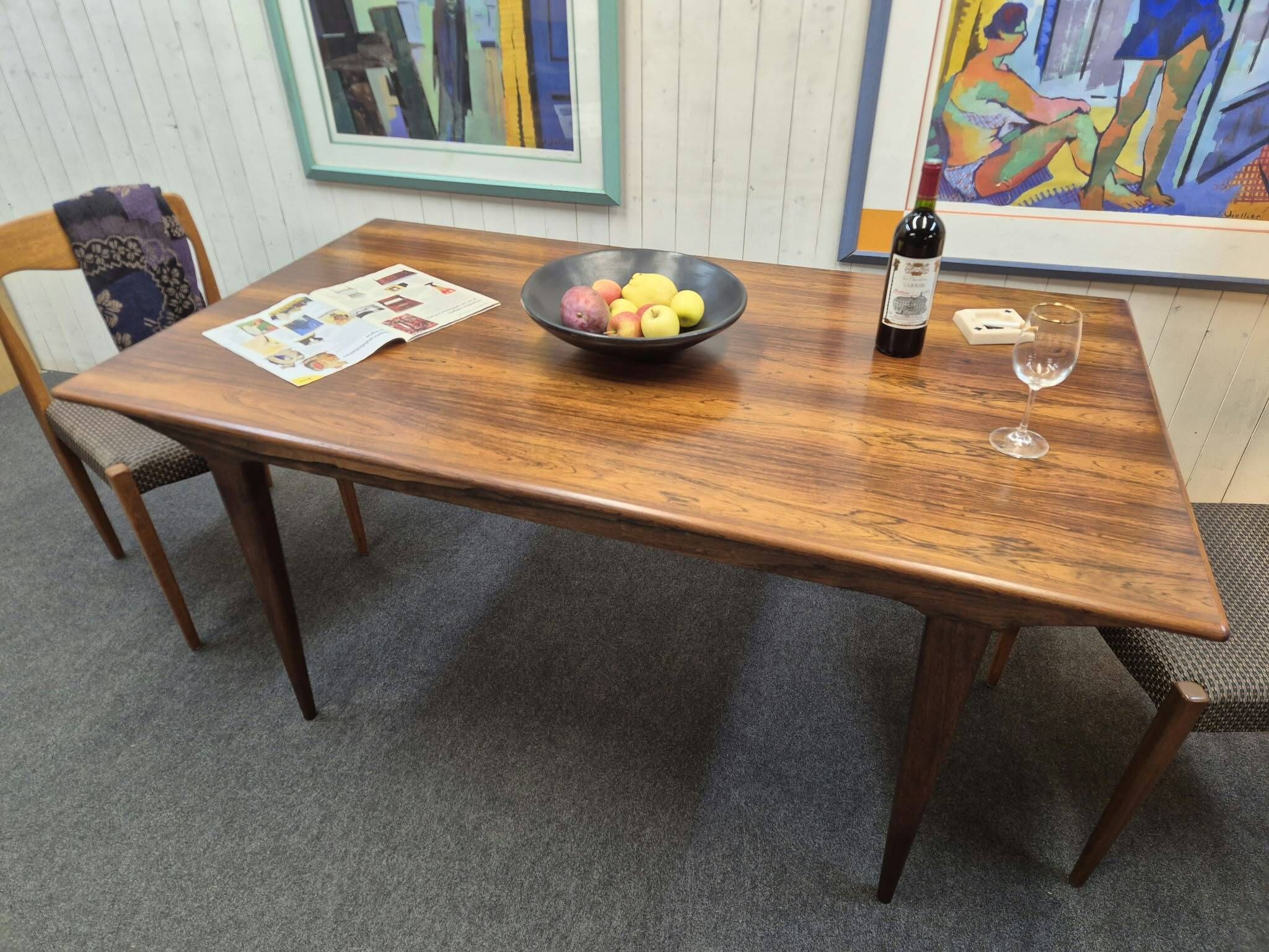Scandinavian rosewood table malora