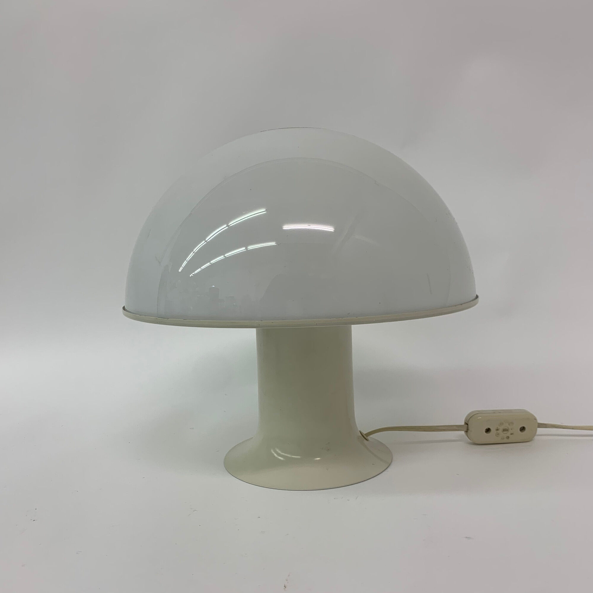Mid-century design mushroom table lamp Dijkstra holland , 1970's
