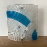 Applique Verre Murano I Tre Relief Vintage Années 1980