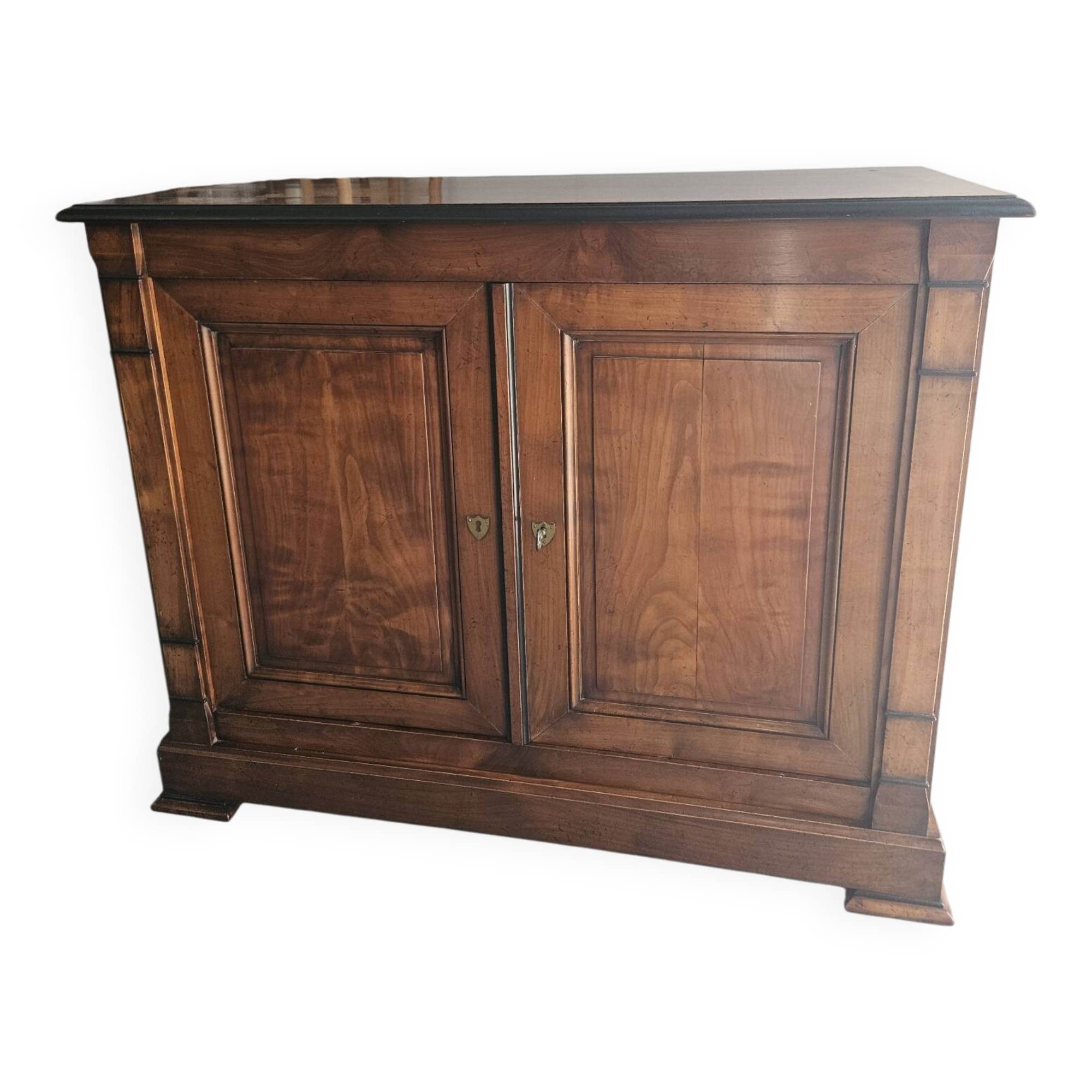 Buffet rustique en bois avec 2 tiroirs intégrés 