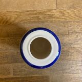 Vase en céramique bleu et blanc