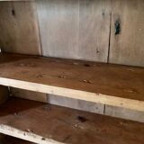 Antique wooden craft shelf