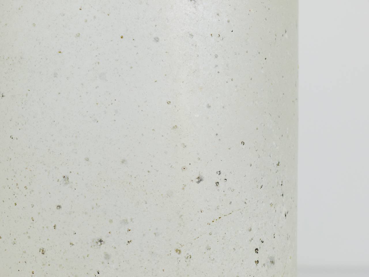 Table lamp signed by Karl Springer with a frosted glass base, 1970s.