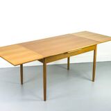 Danish Extendable Oak Dining Table, 1960s