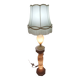 Lampe et colonne en albatre