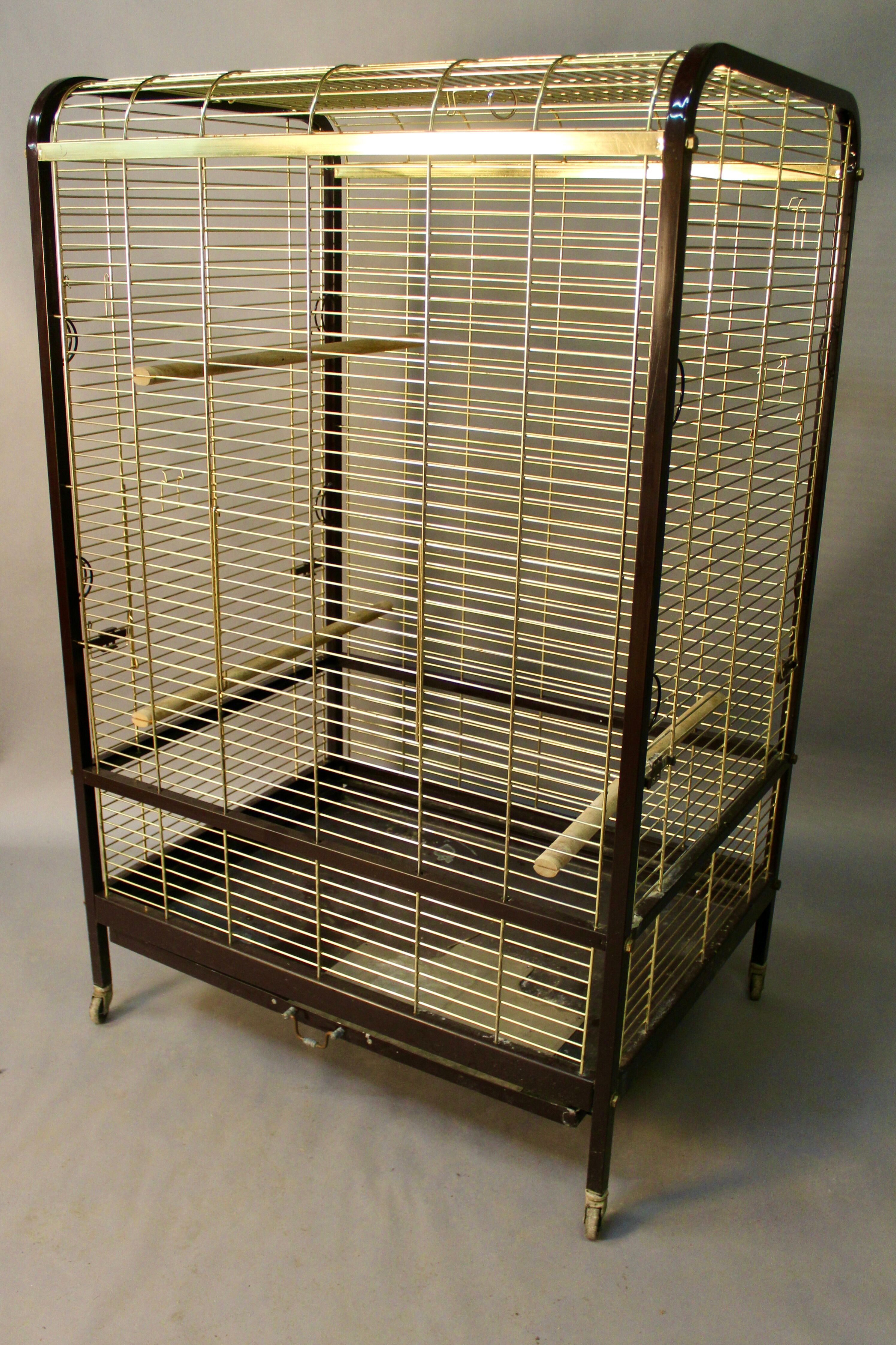 Large vintage parrot cage