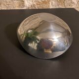 Metal pocket tray, green enameled interior