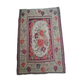 Woven floral rug 147x222cm
