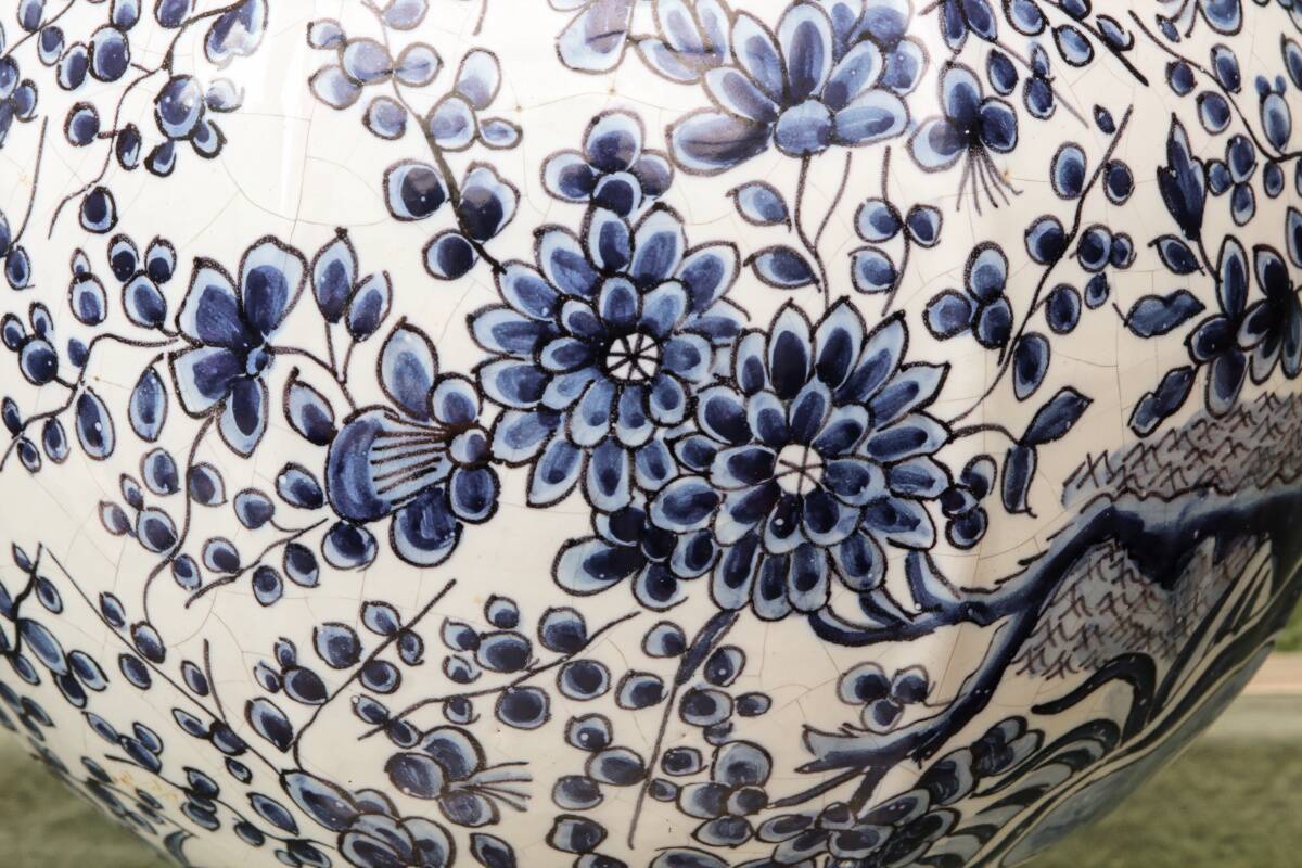 Paire de potiches couvertes, Delft, 18ème, Willem Van der Kool