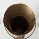 Old umbrella stand in copper, brass and porcelain