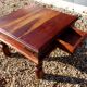 Table basse en palissandre