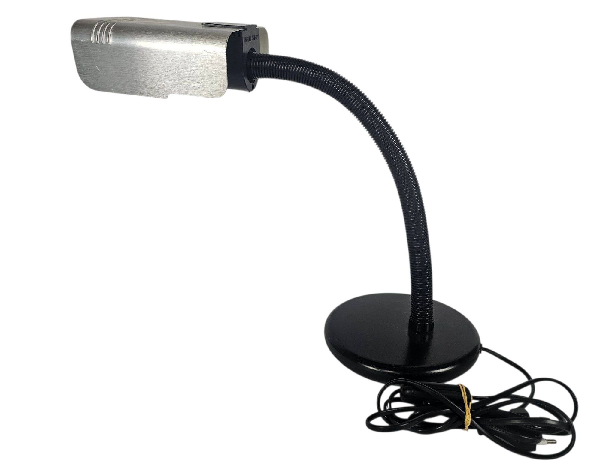 Lampe de bureau vintage italienne Targetti - Col de cygne - Réglable