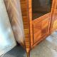 Directoire style display cabinet with two doors