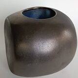 Max Idlas ceramic vase and colored concretions