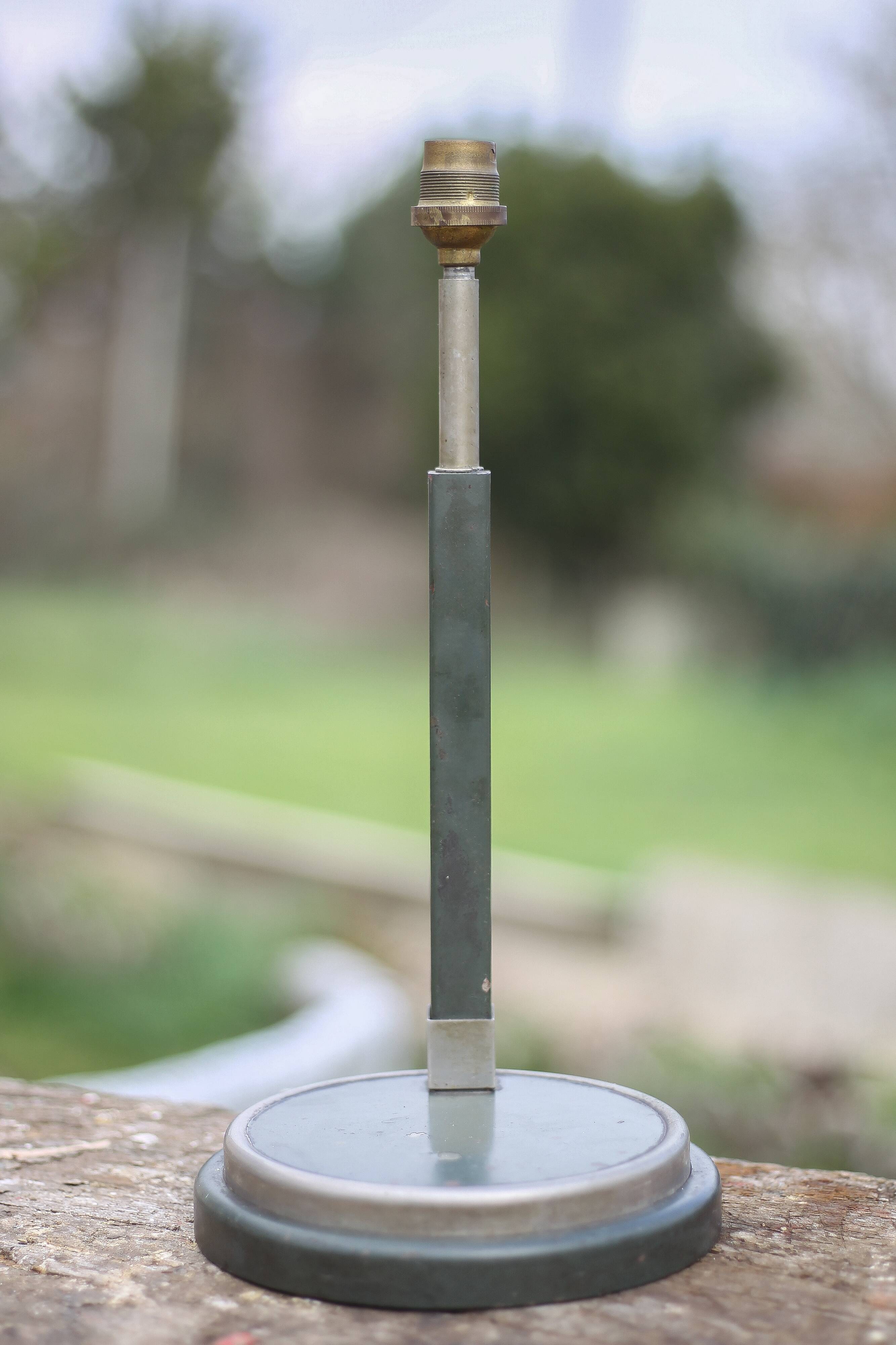 Vintage lamp, industrial metal bedside lamp, table lamp