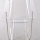 Plexiglass Storage rack with metal accents, 1970