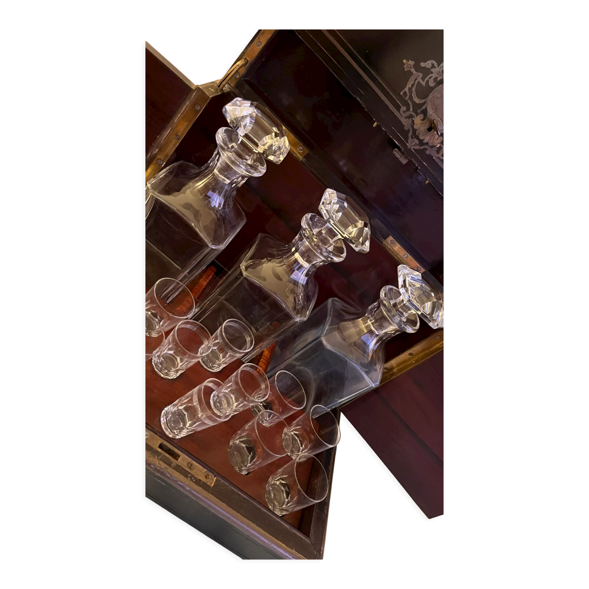 Liquor cellar Napoleon III Baccarat