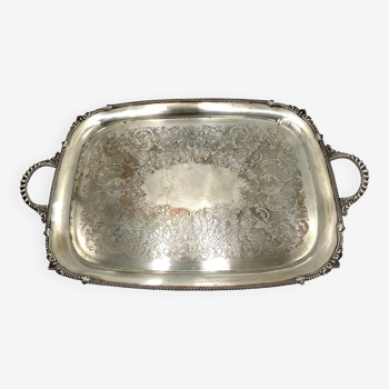 English silver plated tray