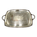 English silver plated tray