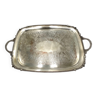 English silver plated tray