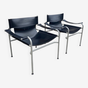Set of 2 lounge chairs by Walter Antonis for Spectrum, 1970s