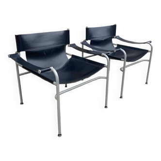 Set of 2 lounge chairs by Walter Antonis for Spectrum, 1970s