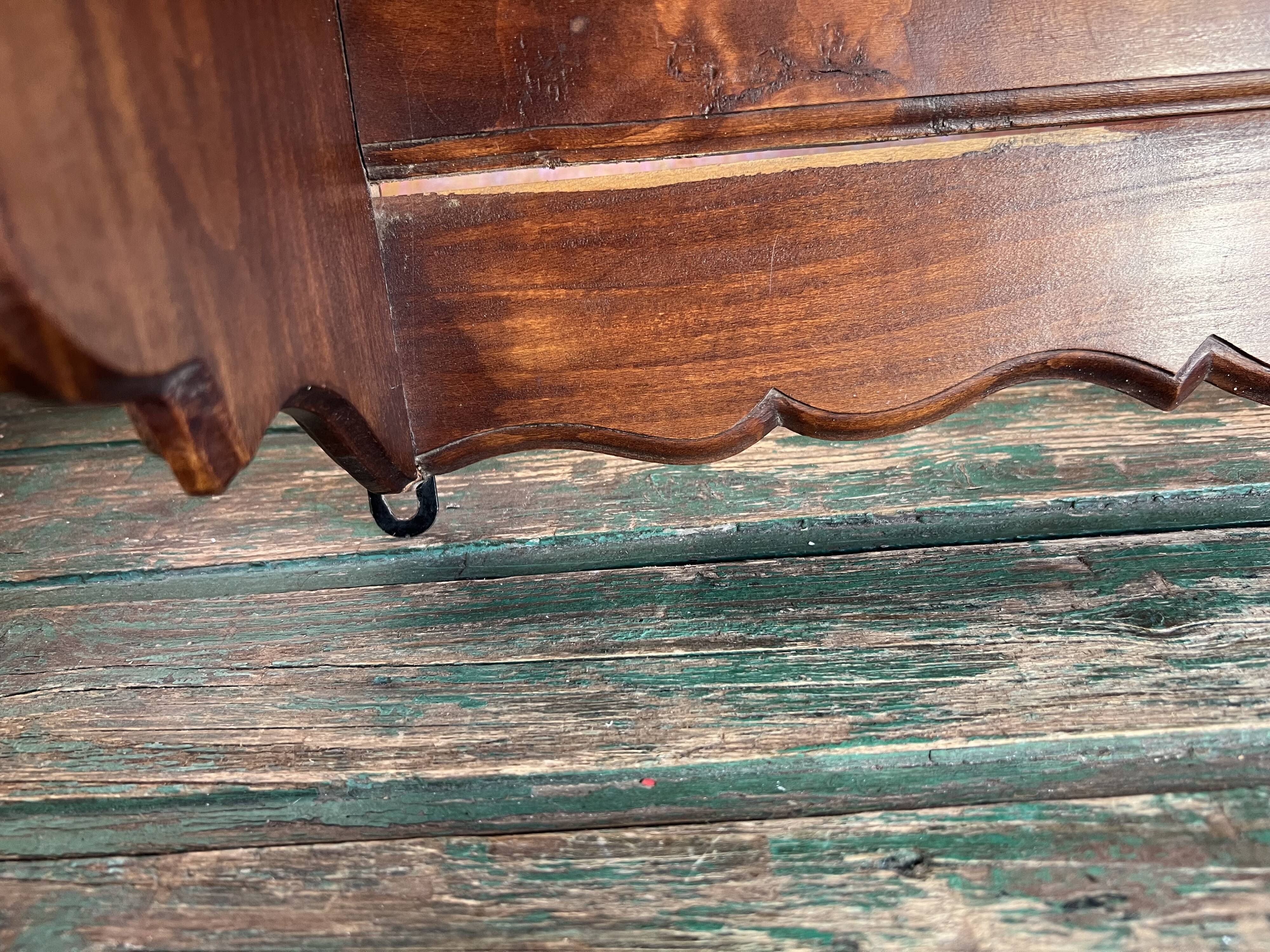 carved wooden wall shelf – Rustic and authentic feel