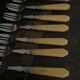 12 .vintage dessert forks