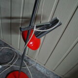 Lampadaire sur socle 2 feux vintage 70