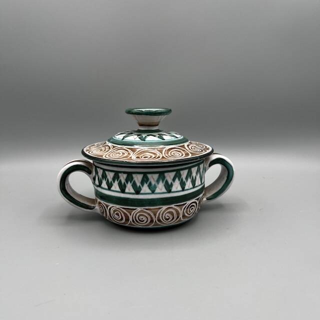 Ceramic covered Marmite Robert Picault Vallauris