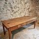 Old oak farmhouse table, dining table, Auvergne, circa 1750–1800