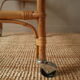 Vintage rattan crib Scandinavian decoration